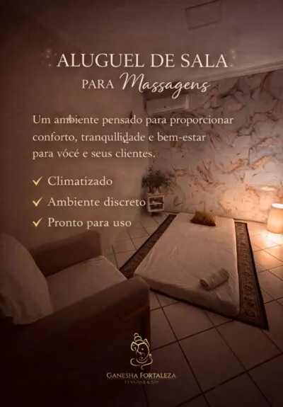 Aluguel de Sala para Massagem Ganesha Spa massagem ALDEOTA